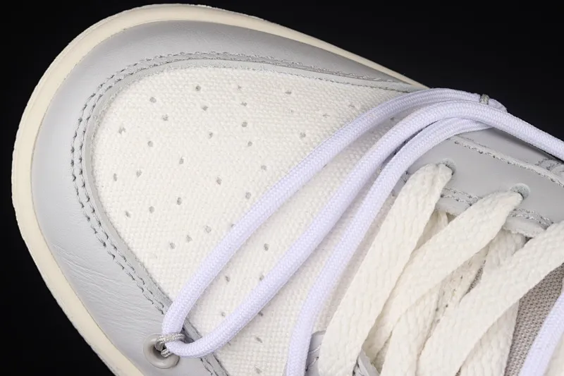 All Categories Nk SB Dunk Series Nk SB Dunk Low Low-top sneakers Pure original version OF x Nk Dunk Low OW Gray SB smashed backboard fashion casual sneakers DM1602-123